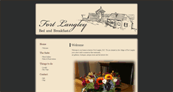 Desktop Screenshot of fortlangleybedandbreakfast.com