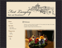 Tablet Screenshot of fortlangleybedandbreakfast.com